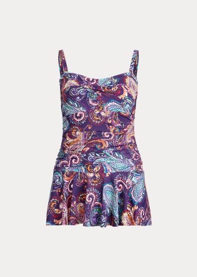 Women's Ralph Lauren Paisley Skirted One-Piece | 057869JYC